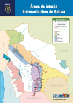 Áreas de interés hidrocarburífero de Bolivia