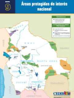 Mapa Áreas protegidas de interés nacional