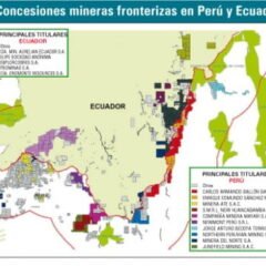 Concesiones mineras fronterizas en Perú y Ecuador