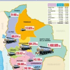 Consumo promedio de Diesel Oil a nivel nacional (gestión 2008)