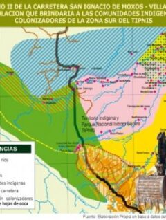 Mapa El tramo II de la carretera San Ignacio de Moxos – Villa Tunari | Petropress 27