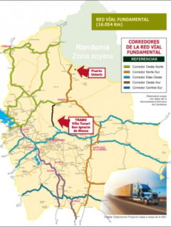 Mapa Red víal fundamental | Petropress 27