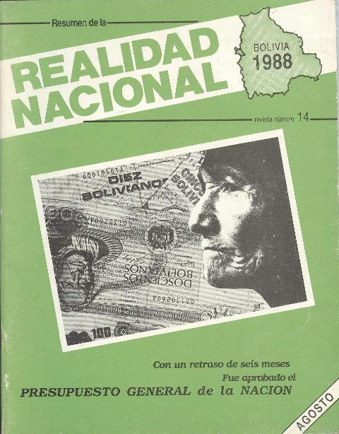 Resumen de la Realidad Nacional. Con un retraso de 6 meses fue aprobado en presupuesto general de la nación