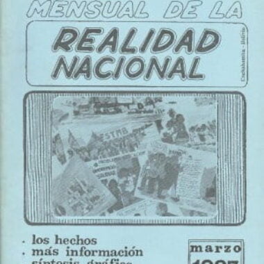 Resumen de la Realidad Nacional (Marzo 1987)