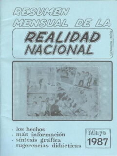 Resumen de la Realidad Nacional (Mayo 1987)