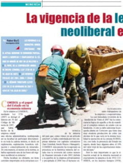 La vigencia de la legislación neoliberal en Minería (Petropress 28, mayo-junio 2012)