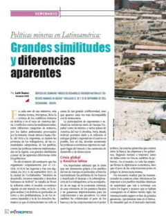 Petropress 30 | Políticas mineras en Latinoamérica Grandes similitudes y diferencias aparentes
