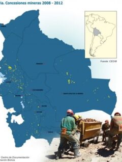 Mapa Bolivia Concesiones Mineras 2008 al 2012 | Petropress 30