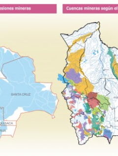 Mapa Cuencas y microcuencas mineras | Petropress 30