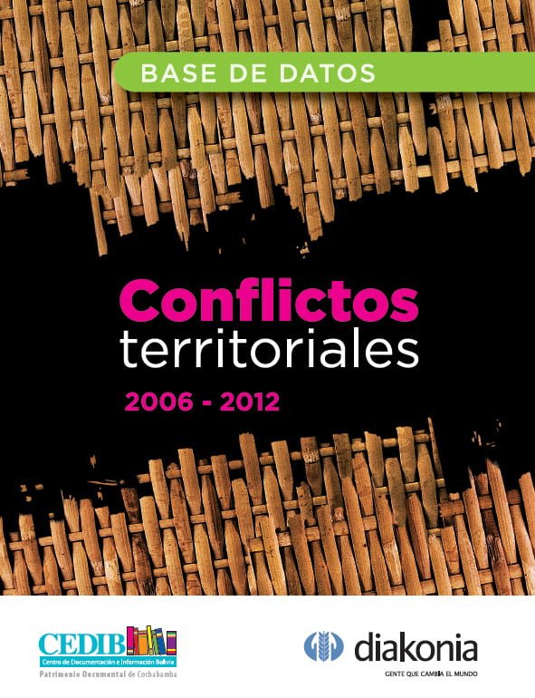 Conflictos territoriales. Bases de datos (2006-2012)