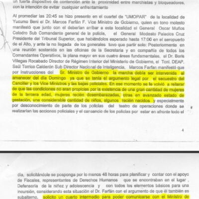 INFORME POLICIAL