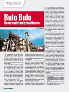 Bulo Bulo: Demasiado tarde y mal hecho (Petropress 32, 12.13)