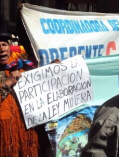 Pronunciamientos de la sociedad civil sobre proyecto de Ley de Minería (últimos 6 meses)