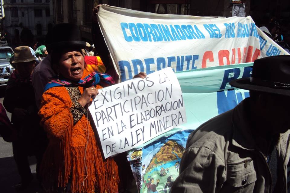 Pronunciamientos de la sociedad civil sobre proyecto de Ley de Minería (últimos 6 meses)