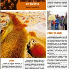 Petropress 33 | Crónica de conflictos mineros en Bolivia Enero a junio 2014