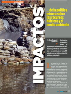Petropress 33 | Impactos de la política minera sobre los recursos hídricos y el medio ambiente