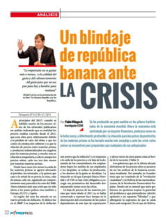 Petropress 34 | Un blindaje de república banana ante la crisis