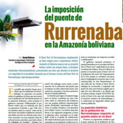 Petropress 34 | La imposición del puente de Rurrenabaque en la Amazonía Boliviana