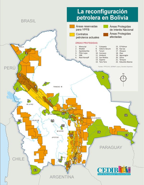 Reconfiguración petrolera en Bolivia (CEDIB 16.06.2015)