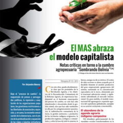 El MAS abraza el modelo capitalista (Petropress 35, 3.16)