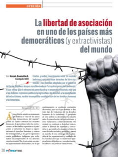 Petropress 35 | La libertad de asociación en uno de los países más democráticos y extractivistas del mundo