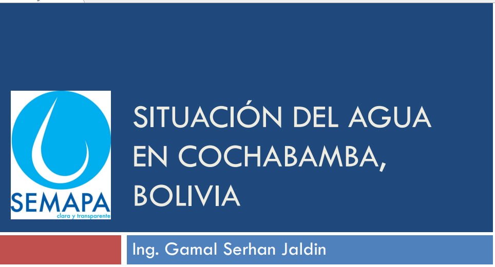 Situación del agua en Cochabamba – SEMAPA