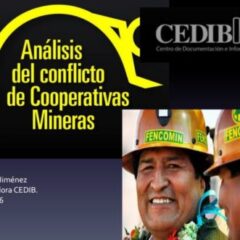 Relación del sector cooperativo minero con el Gobierno