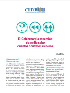El Gobierno y la reversión de nadie sabe cuántos contratos mineros