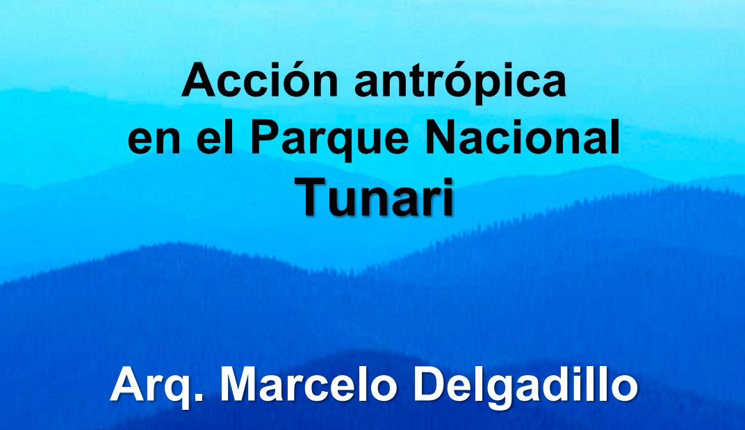 Acción antrópica en el Parque Nacional Tunari (M. Delgadillo)