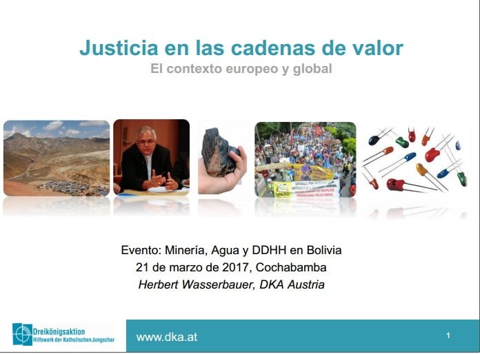 Justicia en cadenas de valor. El contexto europeo y global.