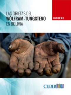 Las grietas del Wolfram Tungsteno en Bolivia