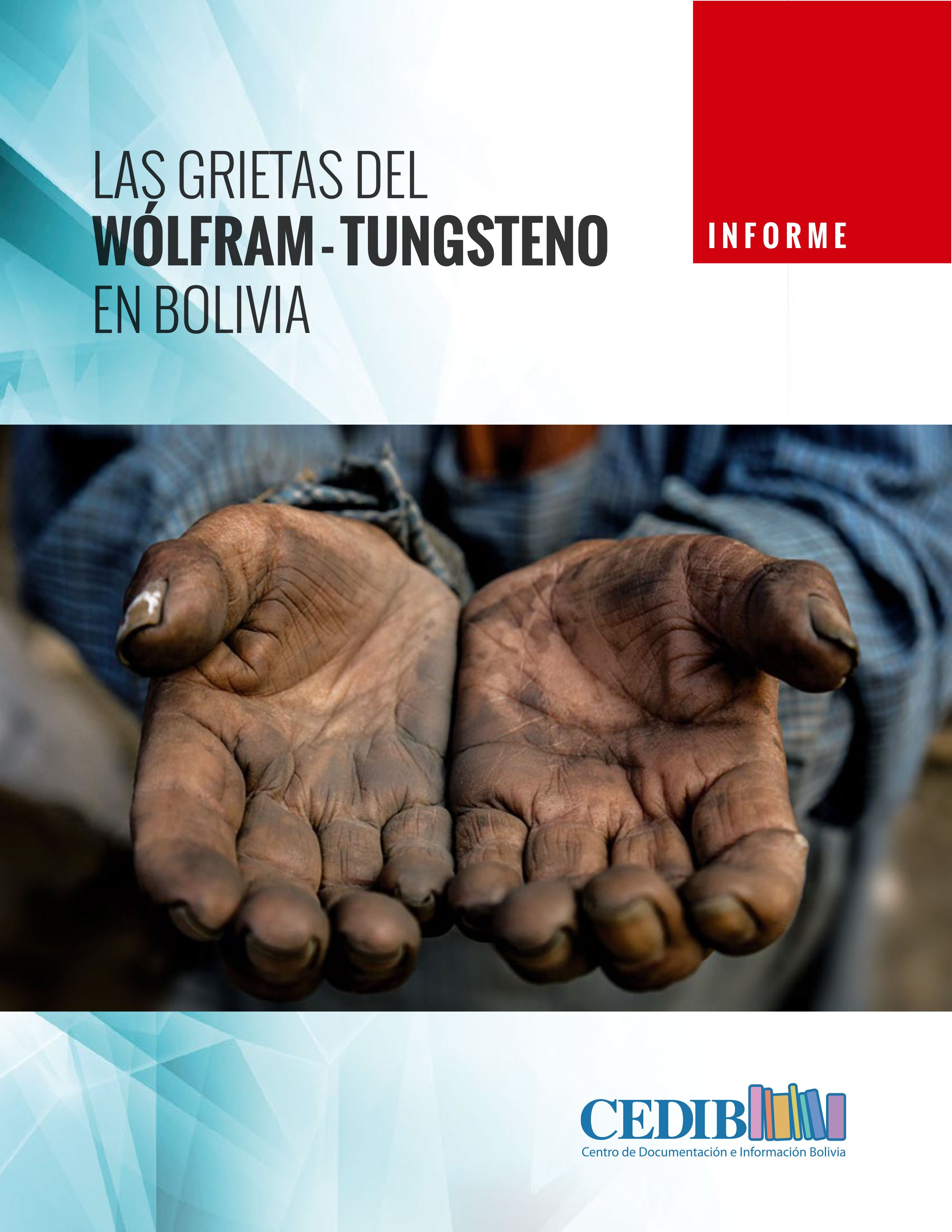 Las grietas del Wolfram Tungsteno en Bolivia