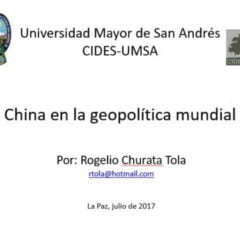 China en la geopolítica mundial