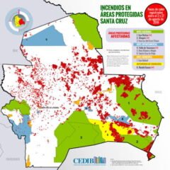 Mapa: Incendios en áreas protegidas (2 al 27 de agosto 2019)