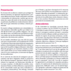 Derechos humanos de poblaciones rurales altamente vulnerables en tiempos de COVID19 en Bolivia