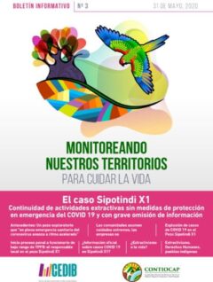 Monitoreando nuestros territorios para cuidar la vida – Boletín CONTIOCAP #3: El caso Sipotindi X1