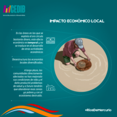 Ríos de mercurio: Impacto económico local de la minería de oro