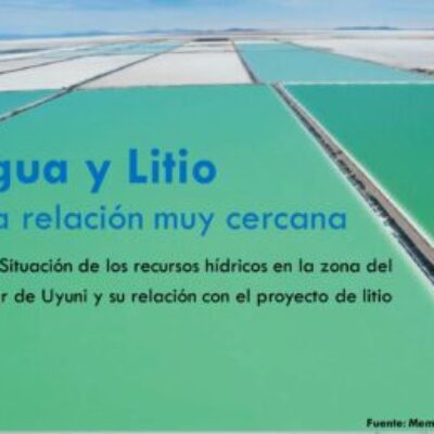 Agua y litio