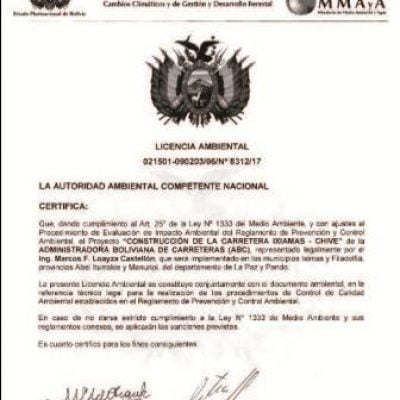 Asfaltado-vial-Ixiamas-Chive-Ya-tiene-licencia-ambiental-s-in-saber-diseno-del-proyecto