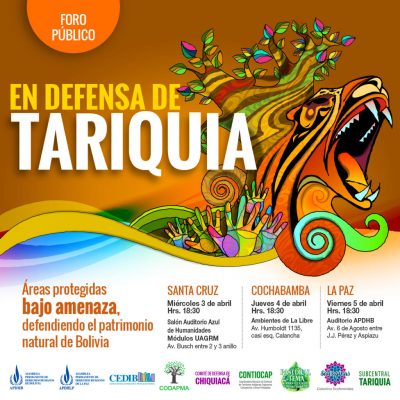 Foro público: Defensa de Tariquía