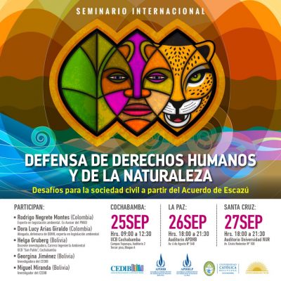 Defensa de derechos humanos y de la naturaleza Desafíos para la sociedad civil a partir del Acuerdo de Escazú