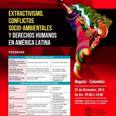 EXTRACTIVISMO, CONFLICTOS SOCIO AMBIENTALES Y DERECHOS HUMANOS EN aMÉRICA LATINA