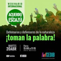 Webinario: Acuerdo de Escazú