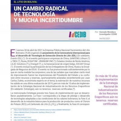 Litio en Bolivia