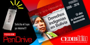 Base de datos: Derechos indígenas en Bolivia