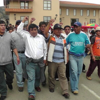 Pronunciamiento: Frente de la defensa de los intereses de la región de Cajamarca
