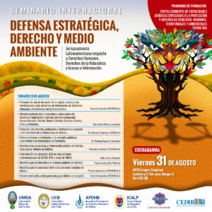 Seminario Internacional “Defensa estratégica, derecho y medio ambiente”