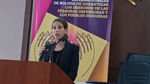 Maria Noel Leoni Directora del Programa Cono Sur y Bolivia del Centro por la Justicia y el Derecho Internacional – Center for Justice and International Law-CEJIL