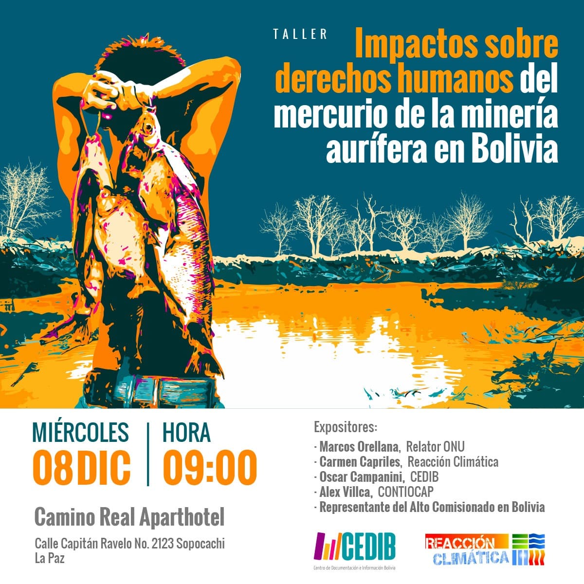 Mercurio para la minería del oro y vulneraciones al medioambiente y los derechos humanos en Bolivia