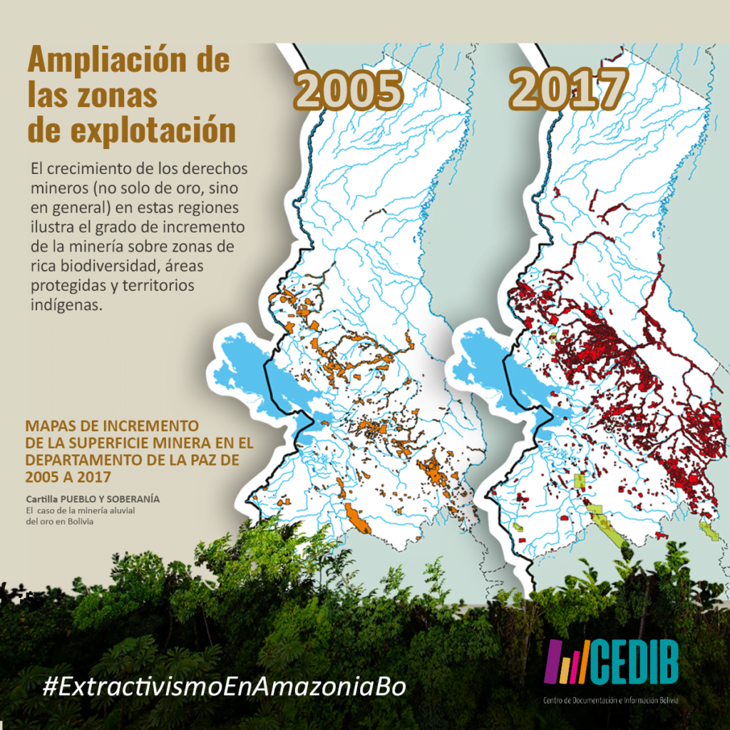 Ampliación de zonas de explotación minera en Bolivia